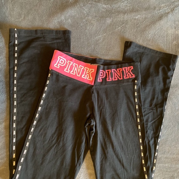 PINK Victoria's Secret Pants - Victoria's Secret PINK BlackYoga.